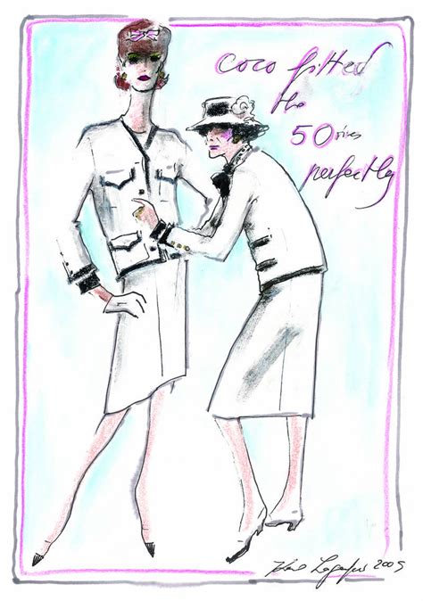 chanel croquis lagerfel
